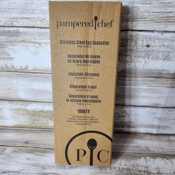 Pampered Chef Kitchen Pampered Chef Stainless Steel Egg Separator